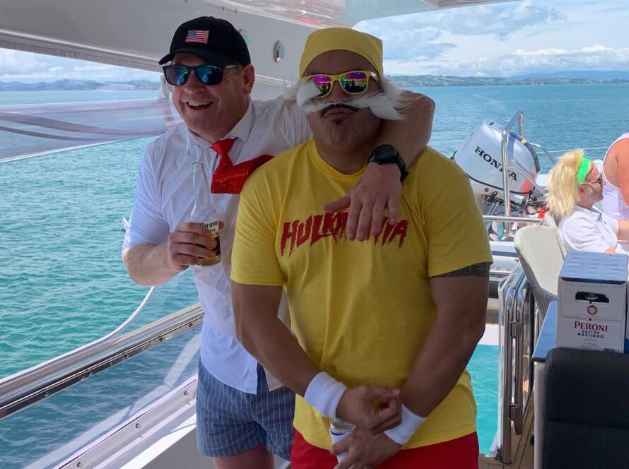 Boys being Boys - Templar Charter Yacht