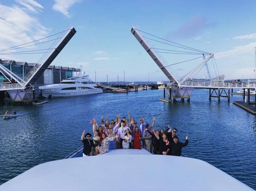 Party on the Templar Yacht