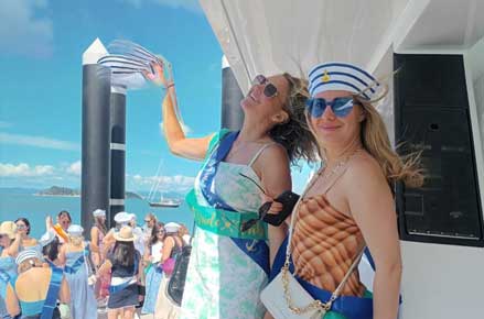 Bachelorette Party onboard Templar Luxury Yacht Charters